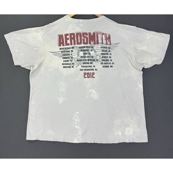 Vintage Y2K Aerosmith The Global Warming Tour Rock Concert Promo Shirt - Picture 2 of 16